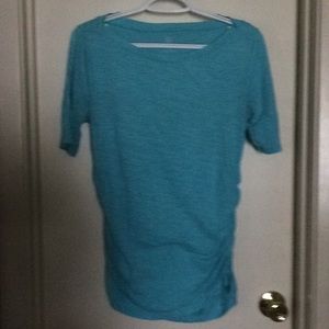 NY & C teal cotton/polyester T-shirt.